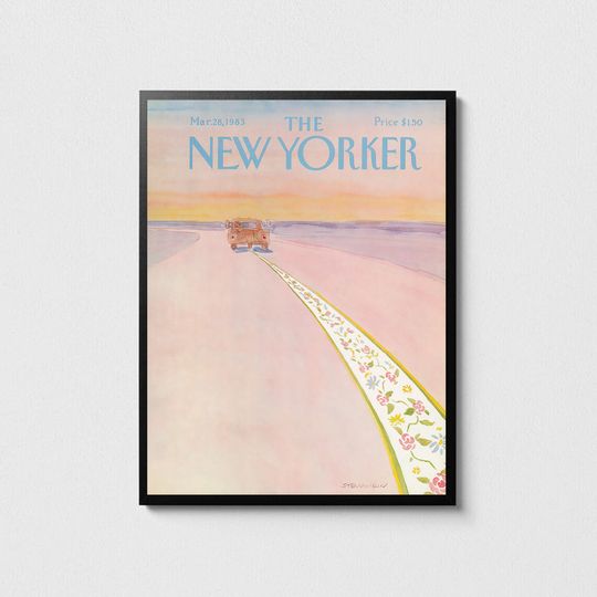 Discover The New Yorker- March 28 1983 Premium Matte Vertical Poster