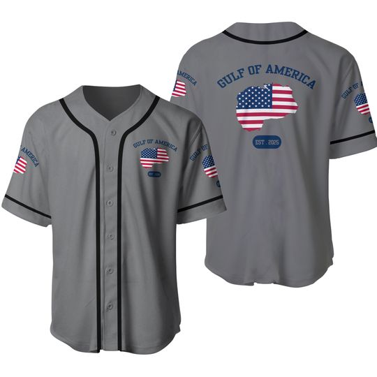 Discover gulf of america day , gulf of america , gulf , america , gulf of america 2025 Baseball Jerseys