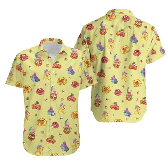 Discover THE ELECTRIC MAYHEM CHARACTERS THE MUPPET SHOW HAWAIIAN SHIRT