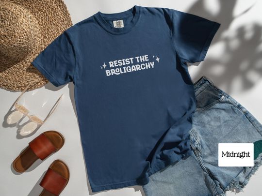 Discover Anti-Trump Resist the Broligarchy Shirt, Subtle Feminist T-Shirt, Anti-Elon Musk, FDT Anti-maga, Maga Sucks Tshirt