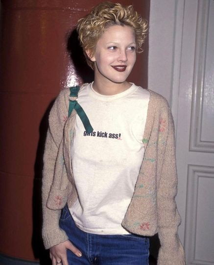 Discover Girls Kick A** Celebrity Inspired Tee, Y2K Slogan Tee, Cute Y2k Shirt
