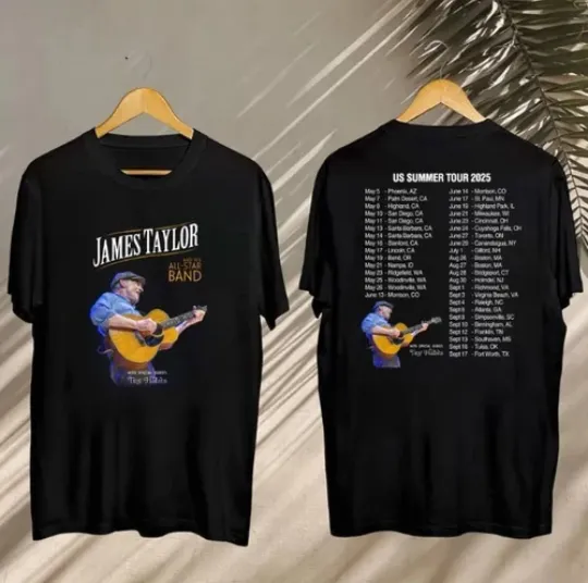 Discover James Taylor Summer Tour 2025 Shirt, James Taylor 2025 Concert