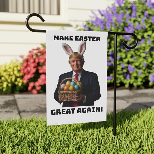 Discover Outdoor Trump Great Easter Garden Flag, Patriotic Gift