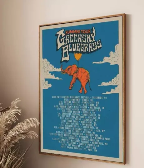 Discover Greensky Bluegrass Summer Tour 2025 Poster