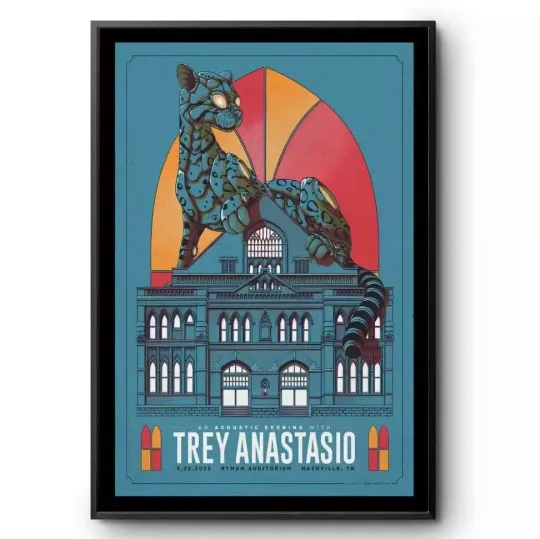 Discover Trey Anastasio Ryman Auditorium Nashville, TN Mar 23 2025 Tour Poster