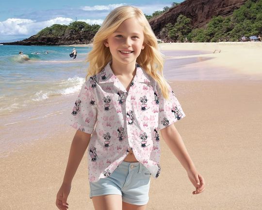 Discover Disneyyy Minniee Mouse Hawaiian Shirt, Disneyyy Minniee Hawaii Shirt, Coquette Minniee Aloha Shirt