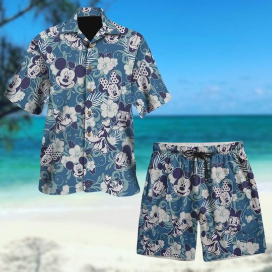 Discover Mickeyy mouse Hawaiian Shirt, Men Shorts, Mickeyy And Friends Button Shirt