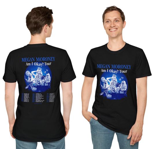 Discover Megan Moroney Tour 2025 Double Sided T-shirts