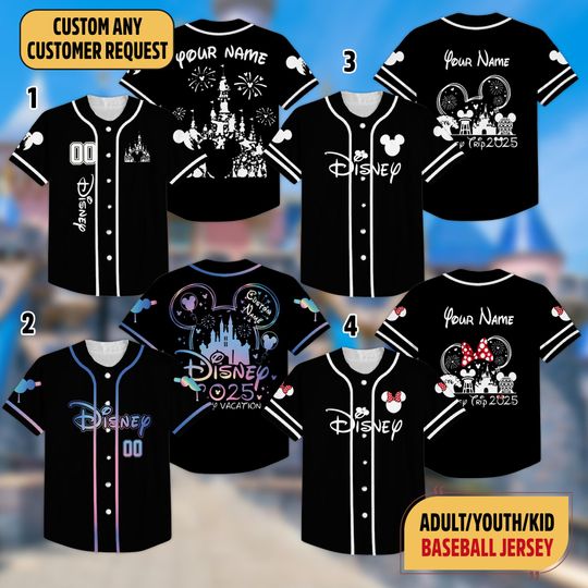 Discover Custom Disneyyy Trip Baseball Jersey Team
