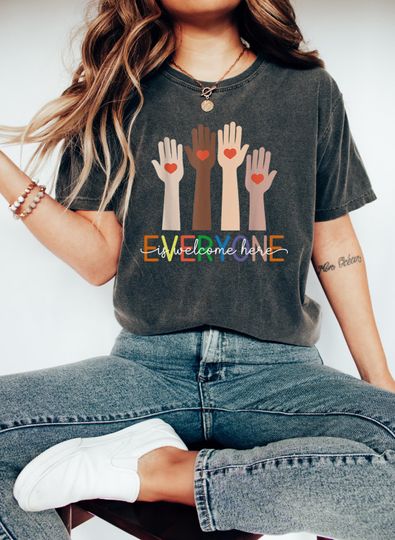 Discover Idaho Teacher Shirt, Everyone Is Welcome Here, Equality Shirt