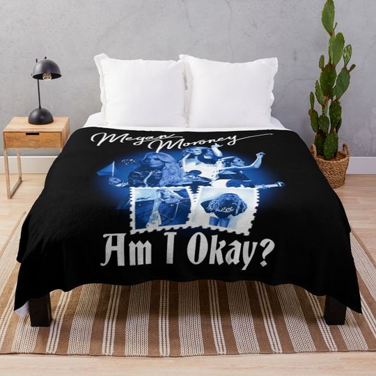 Discover "Am I Okay?" Throw Blanket, Megan Moroney Fan Gifts