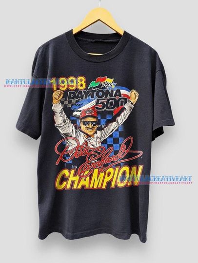Discover Vintage 90S Dale Earnhardt Racing Shirt, Dale Earnhardt Racing T-shirt
