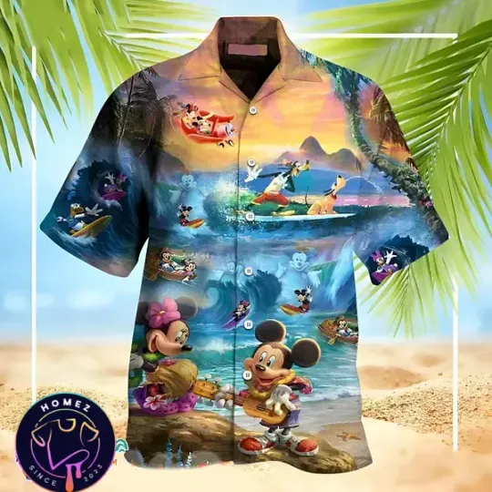 Discover Disneyyy Mickeyy mouse Hawaiian Shirt