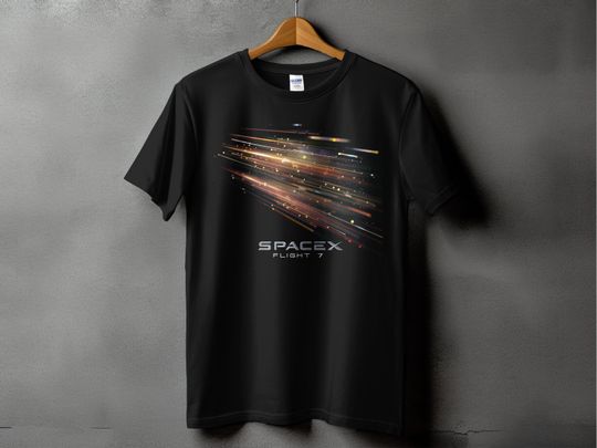 Discover SpaceX Starship 7 Reentry T-Shirt, Atmospheric Breakup Shirt, Space Exploration Shirt