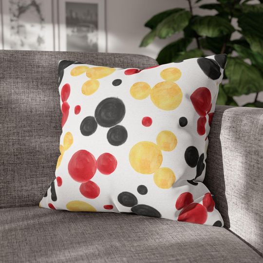 Discover Mickeyy Colors Throw Pillow, Disneyyy Pillow, Mickeyy Cushion, Disneyyy Cushion