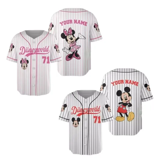 Discover Custom Disneyyy Baseball Jersey Mickeyy
