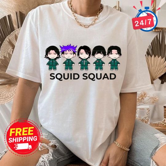 Discover Squid Squad Shirt, Game Shirt, Squid T-Shirt