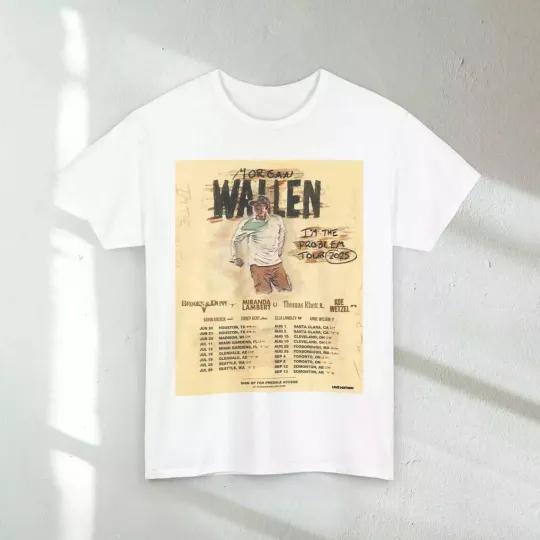 Discover Wallen Western I'm The Problem Tour 2025 T Shirt