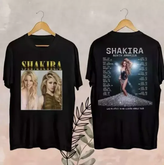 Discover Shakira World Tour 2025 Merch, Shakira T-Shirt