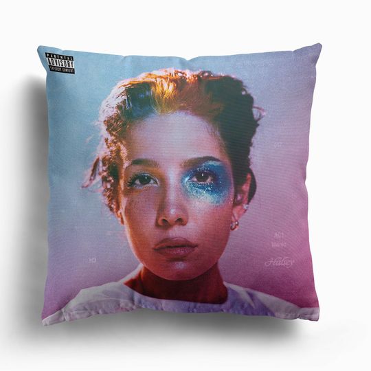 Discover Halsey - Manic Throw Pillow