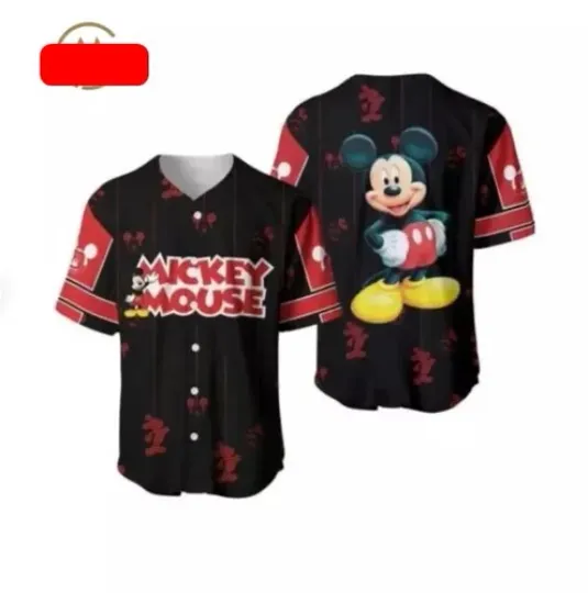Discover Mickeyy mouse 3D BASEBALL JERSEY SHIRT The Mother Day Gift