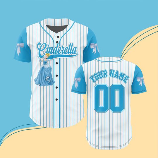 Discover WDW Princess Baseball Jersey, Girly Sport Baseball Jersey