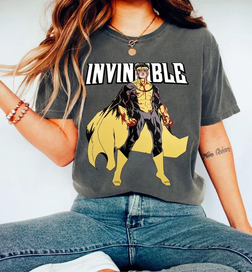 Discover Invincible Mark Superhero Shirt, Unisex T-shirt, Graphic Tee, Superhero Costume Tee