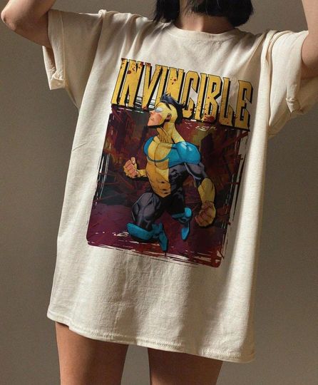 Discover Invincible Mark Superhero T-Shirt, Unisex Graphic Tee, Comic Book Fan Gift
