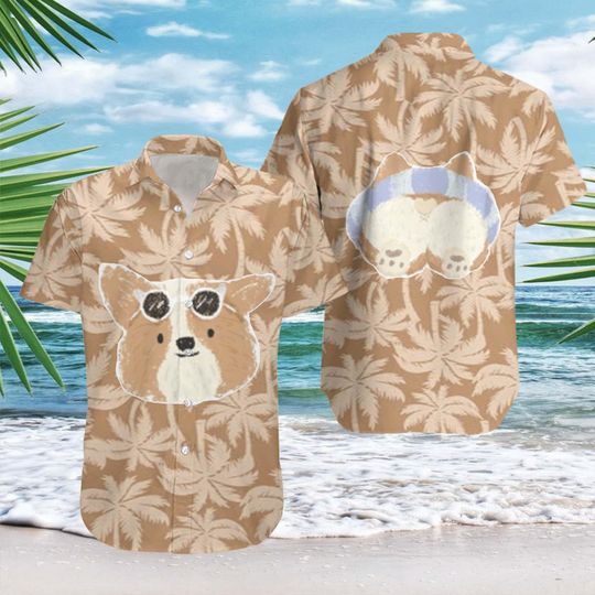 Discover Funny Corgi Hawaii Shirt, Corgi Hawaii, Cute  Hawaii Shirt