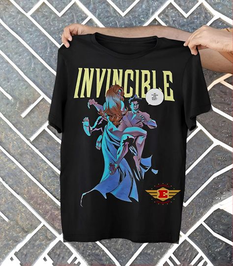 Discover Invincible Mark Superhero T Shirt, Unisex Shirt, Graphic Tee, Superhero Costume, Comic Book Fan Gift