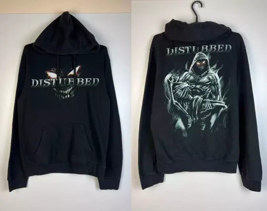 Discover Disturbed Band Album Tour Black Hoodie Unisex Adult S-5XL