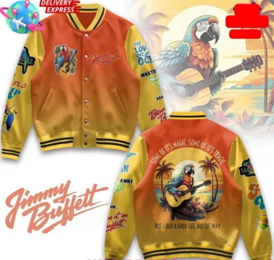 Discover Jimmy Buffett 2025 Gift new enw HOT Baseball Jacket