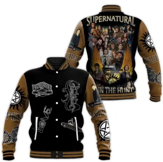 Discover Full Size HOT Supernatural Baseball Jacket, Winchester Brothers Baseball Jacket