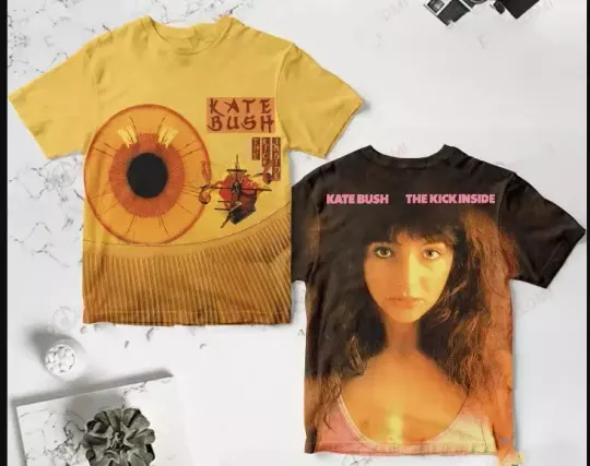 Discover Kate Bush The Kick Inside Album Cover AOP 3D T-shirt