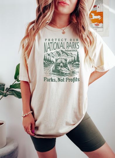 Discover Protect Our National Parks Shirt, Subtle Anti Trump Shirt, Fck Elon Musk Shirt
