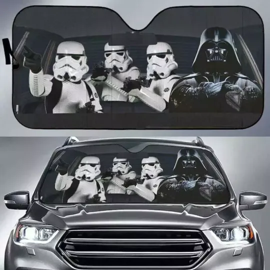 Discover Starr Warss Auto Car Sun Shade Auto Accessories, Movie Car Sunshade