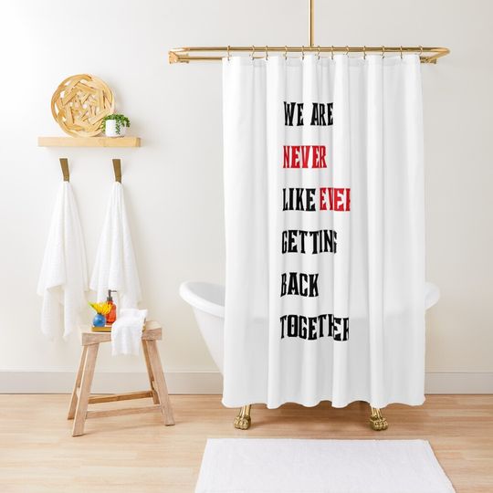 Discover Taylorr Swifts kind of sayin' Shower Curtain