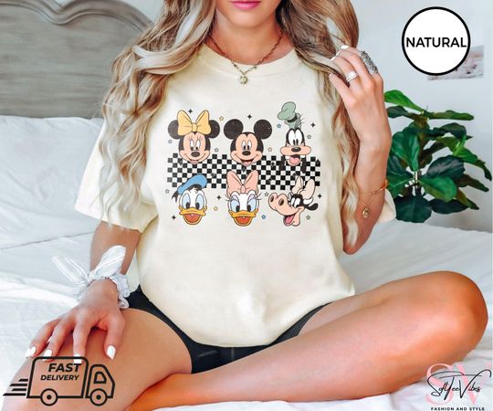 Discover Retro Mickeyy And Friends Shirts, Womens Disneyyy Shirt, Vintage Disneyyy Shirt