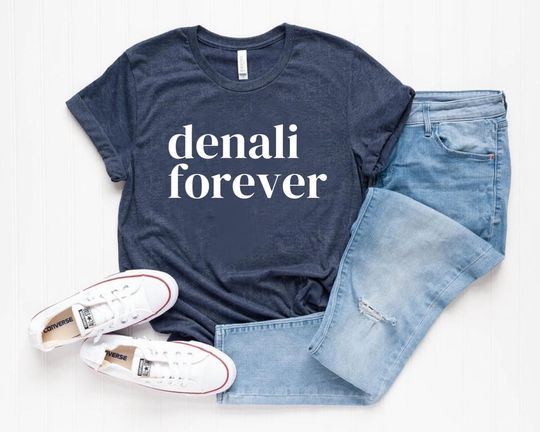 Discover Denali Forever National Park T-shirt, Alaska Mountain Tee, Adventure Shirt