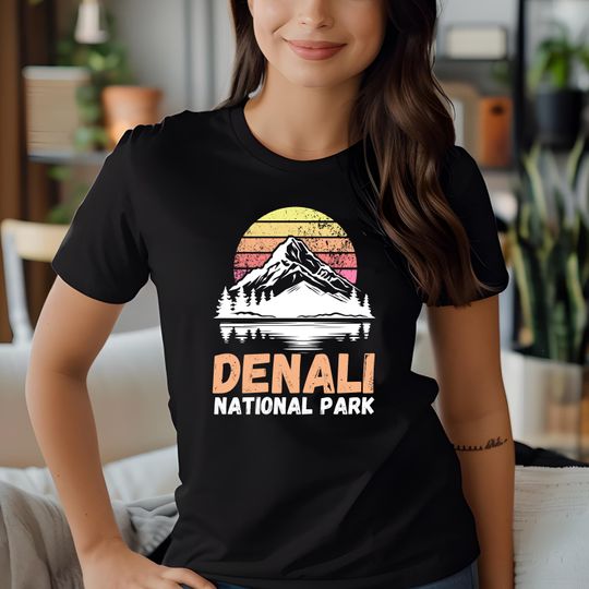 Discover Denali National Park T-Shirt | Alaska Hiking and Camping Tee | Adventure Travel Shirt