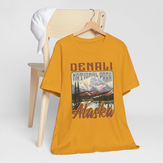 Discover Denali National Park T-Shirt Adventure Lover's Tee Unisex Outdoor Hiking Alaska Travel