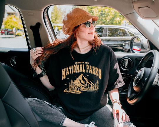Discover Comfort Colors Protect Our Parks Shirt Denali National Park Vintage Shirt Camping Shirt
