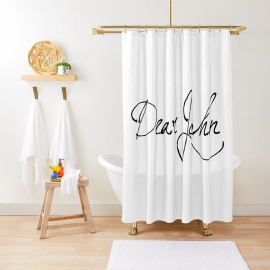 Discover Dear John Taylorr Swifts Speak Now Album Track Shower Curtain