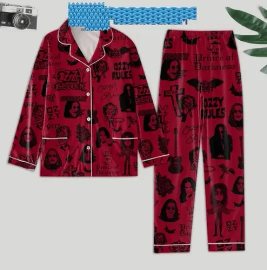 Discover Ozzy Osbourne Fan Satin Pajamas Set