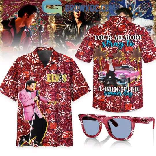 Discover Elvis Presley Your Memory Stray To A Brighter Summer Day Hawaiian Shirt
