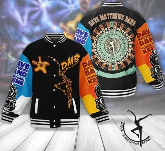 Discover Dave Matthews Band Robert Earl Keen Fan Baseball Jacket