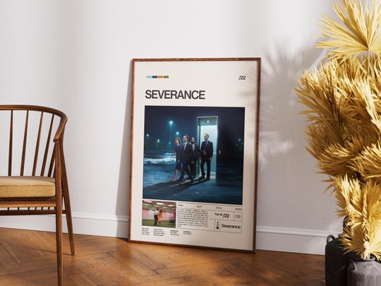Discover Severance Poster, Severance Tv Series Poster, Mid Century Art, Minimalist Art