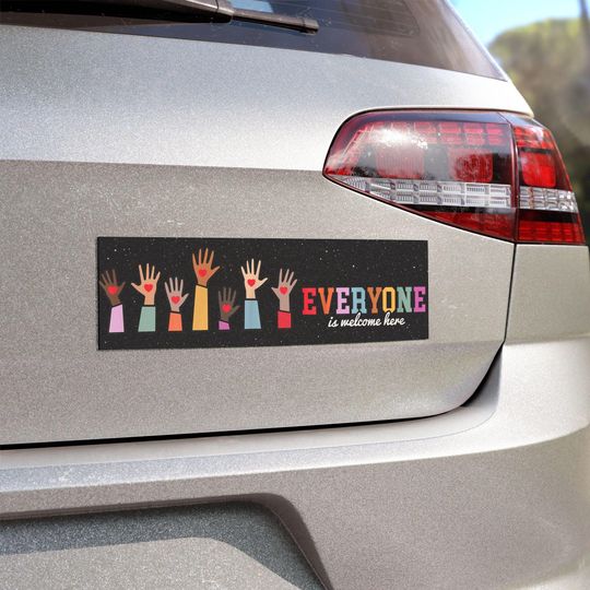 Discover Idaho Teacher Car Magnet | Inclusion & Equality | Everyone Is Welcome Here