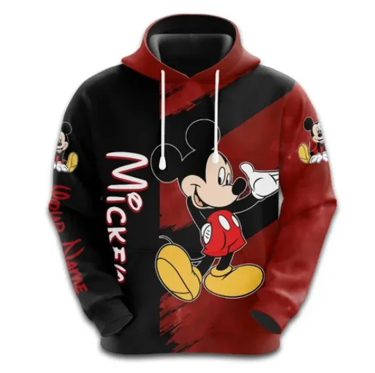 Discover Mickeyy Hoodie, Custom Mickeyy mouse Hoodie Men, Minniee Hoodie Women