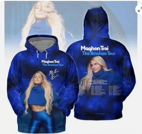Discover 3d hoodie Meghan Trainor The Timeless Tour Hoodie 3d, Hoodie father day